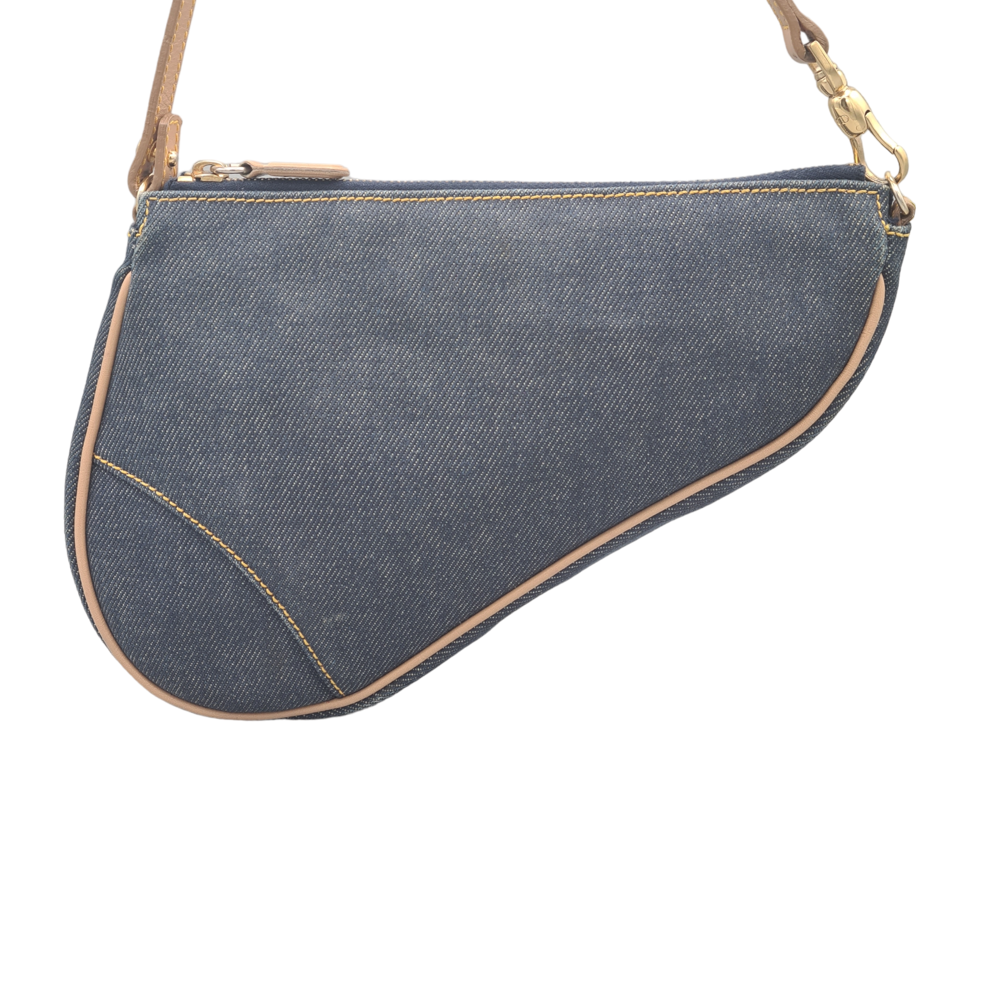 Dior Mini Saddle Denim Bag