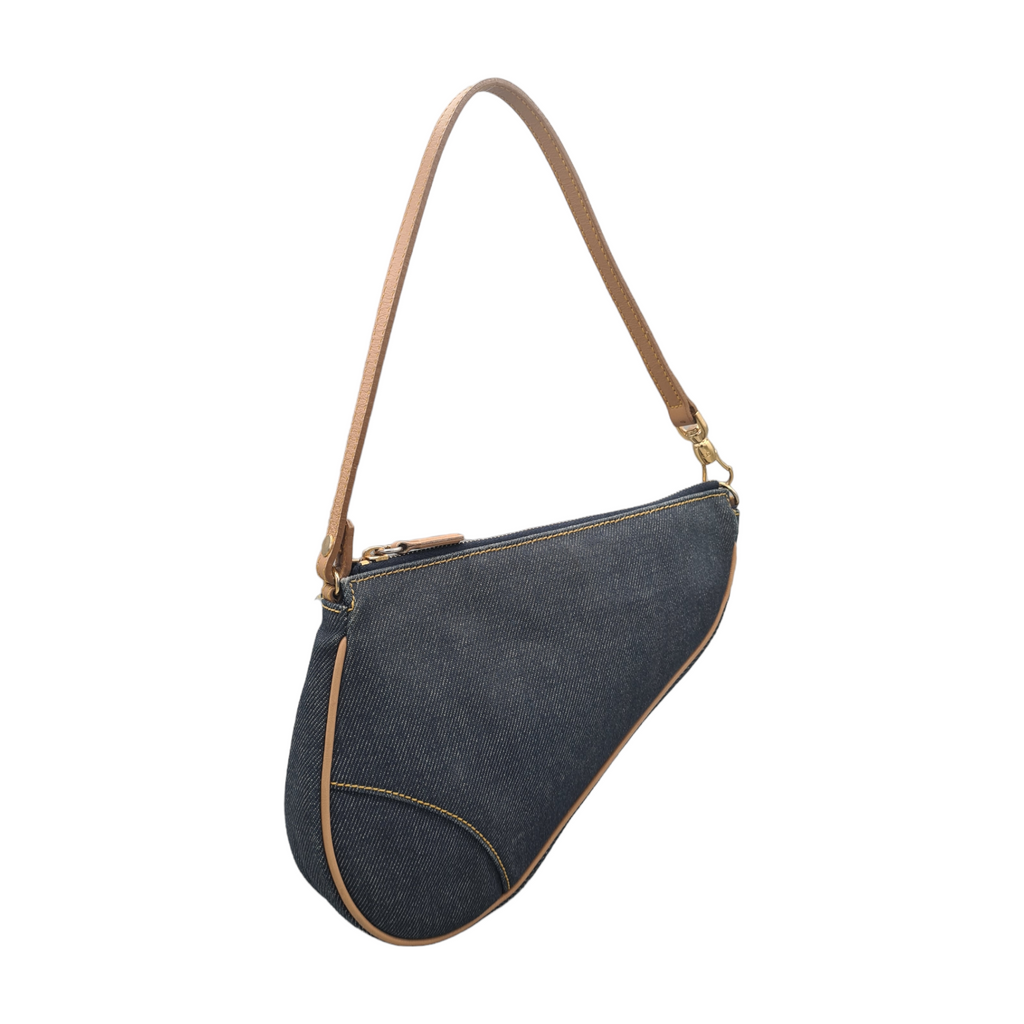 Dior Mini Saddle Denim Bag