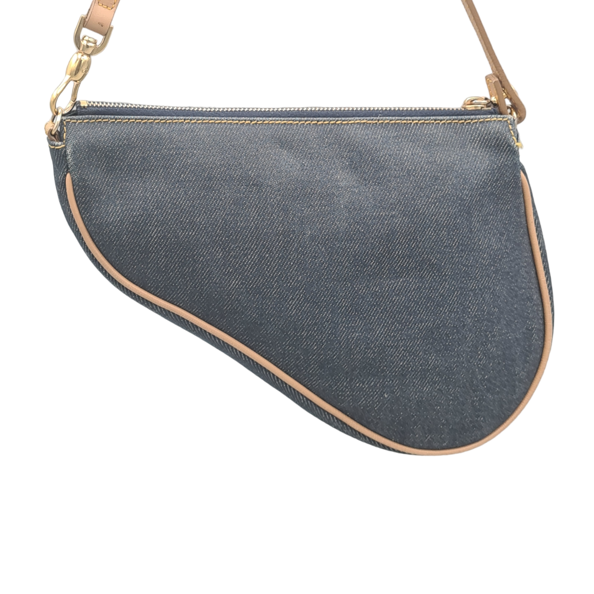 Dior Mini Saddle Denim Bag