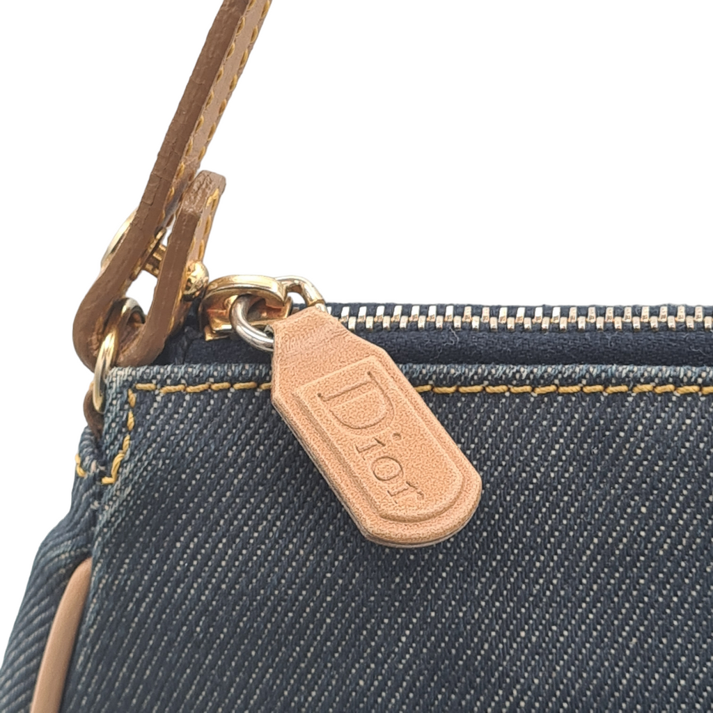 Dior Mini Saddle Denim Bag