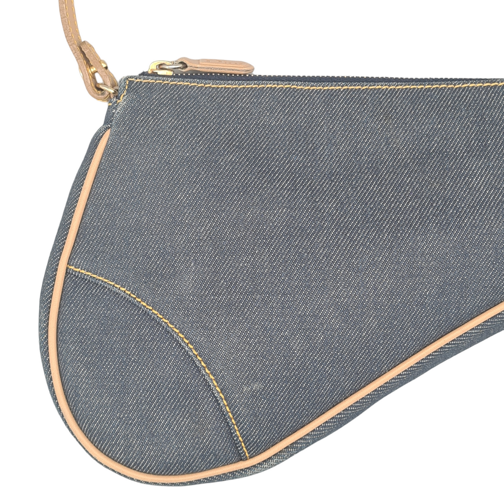 Dior Mini Saddle Denim Bag