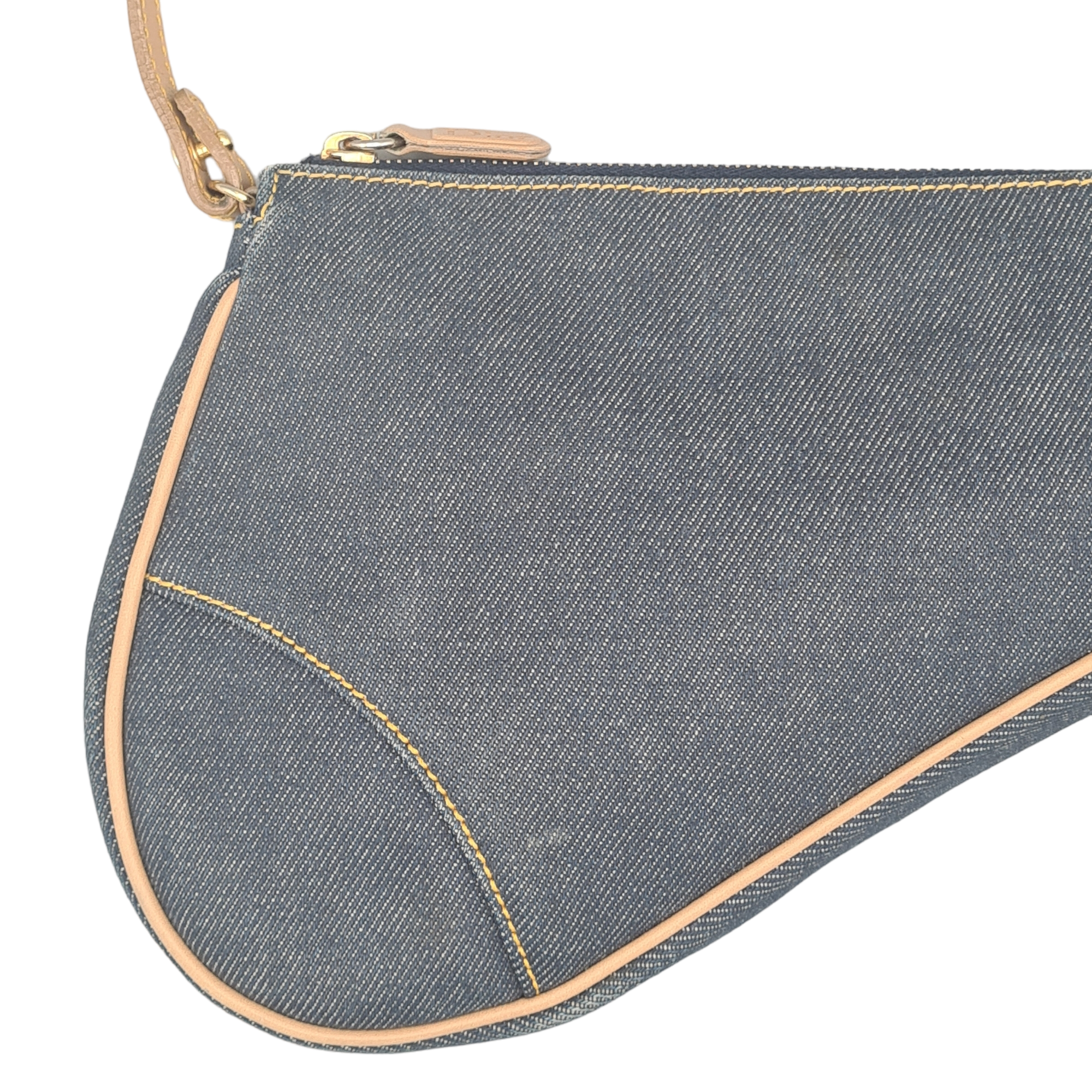 Dior Mini Saddle Denim Bag
