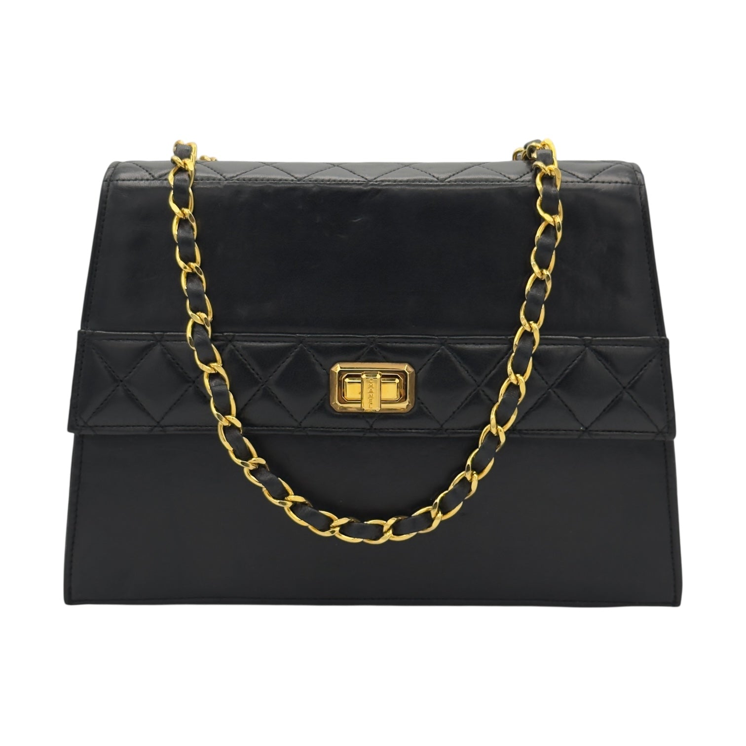 Chanel Trapezio Leather Bag