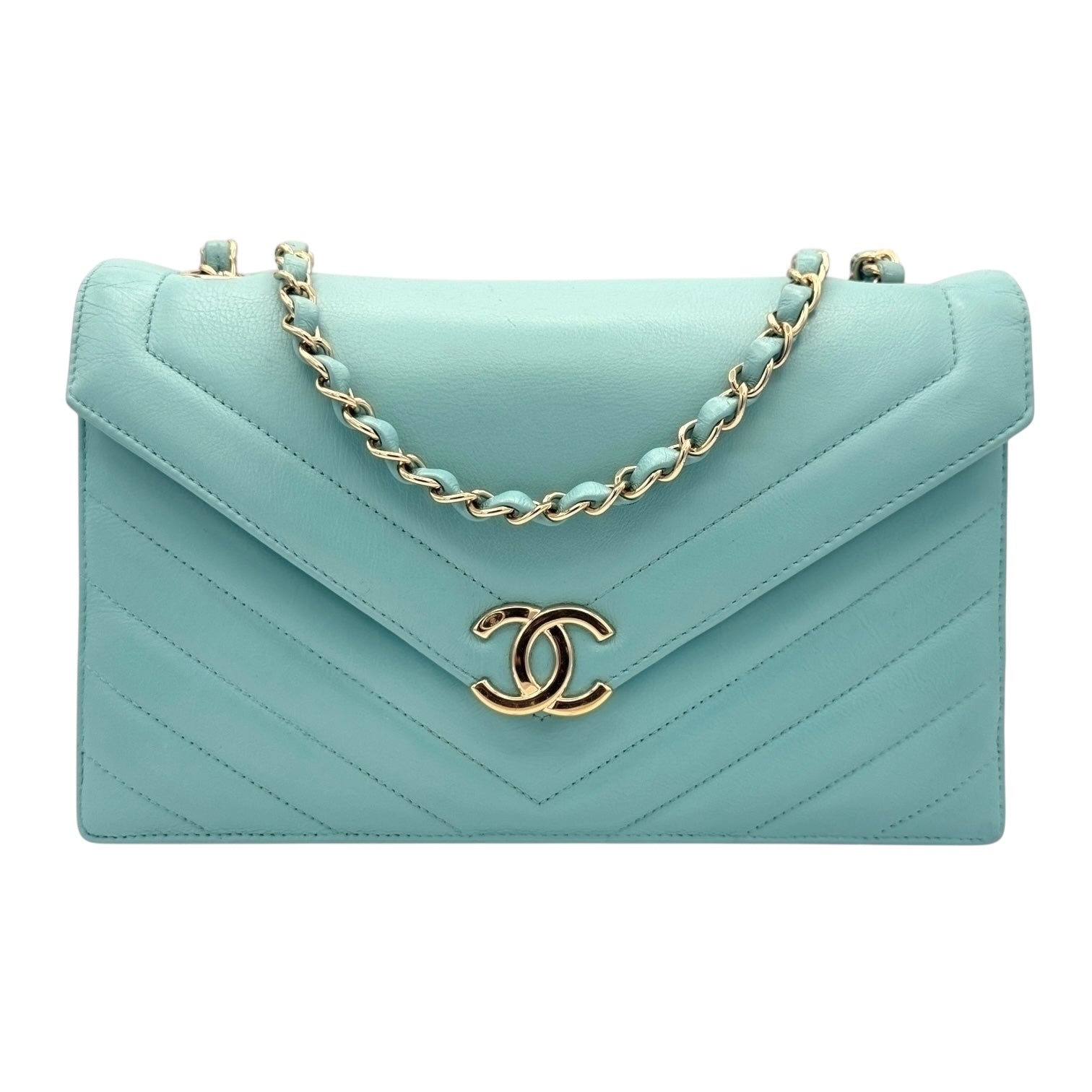 Chanel Envelope Chevron Bag