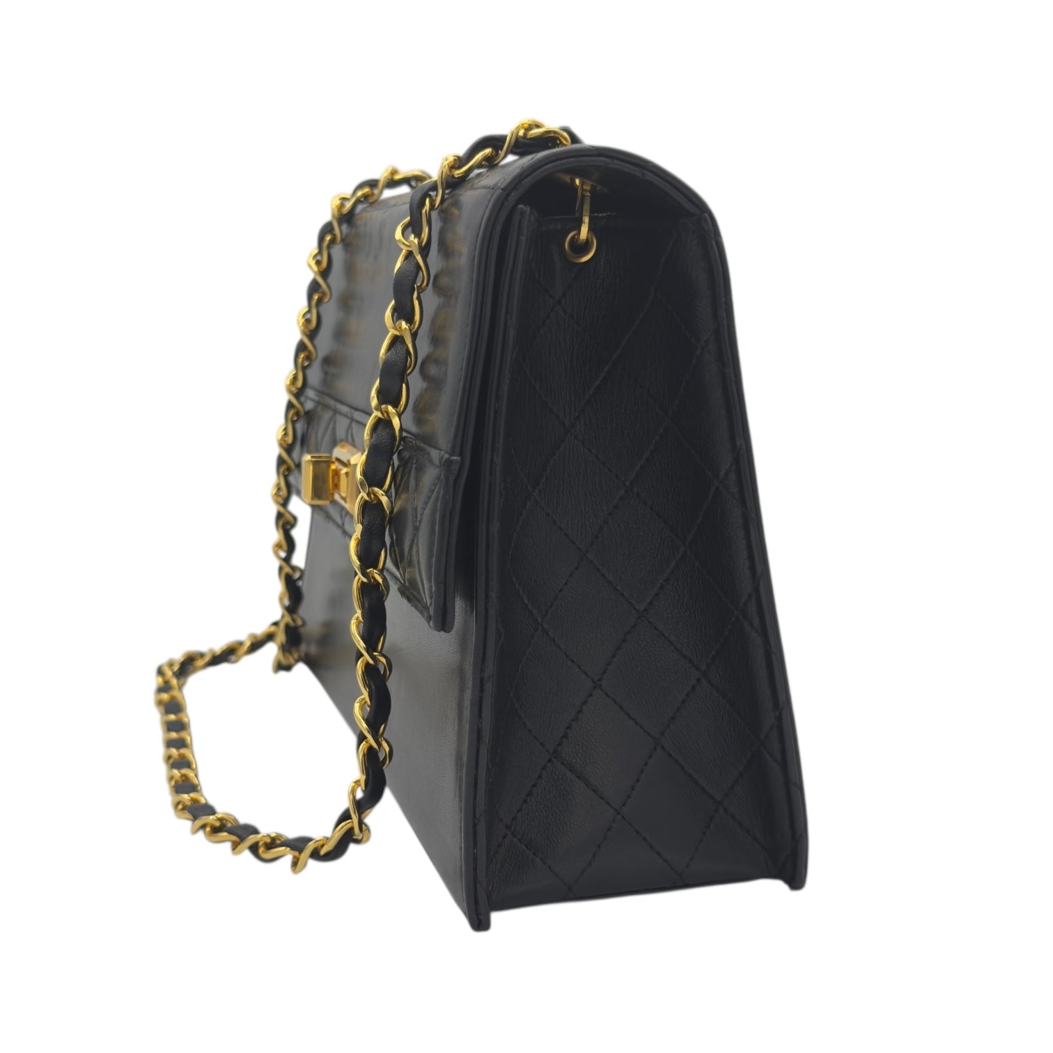 Chanel Trapezio Leather Bag