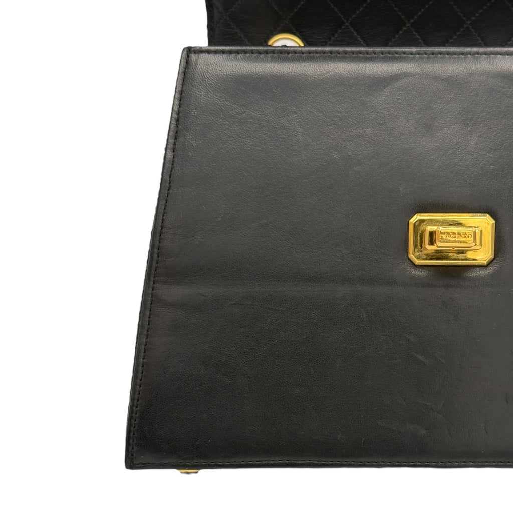 Chanel Trapezio Leather Bag
