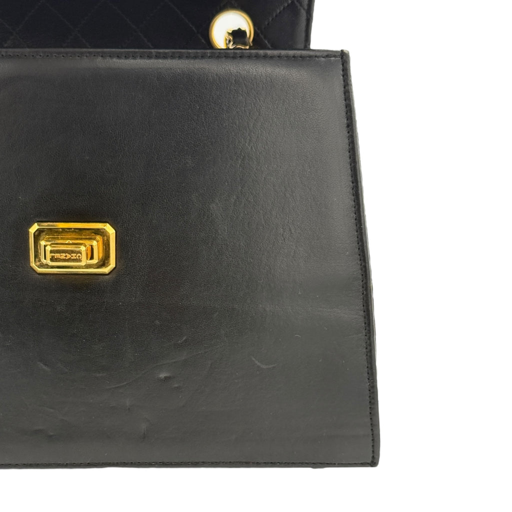 Chanel Trapezio Leather Bag