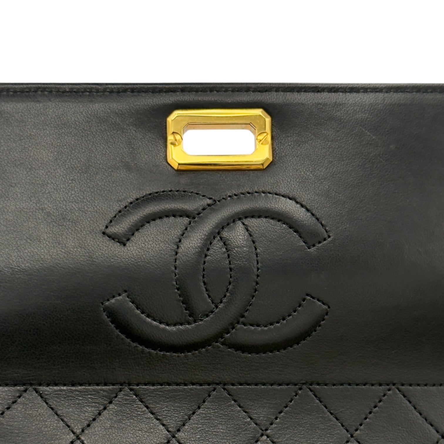 Chanel Trapezio Leather Bag