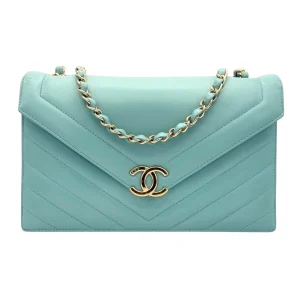 Chanel Chevron Envelope Bag